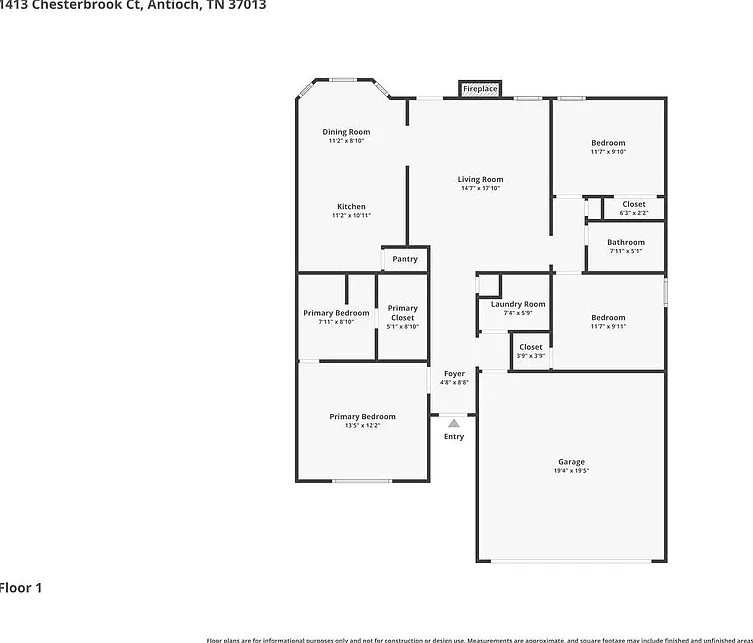 3 bed, 2.0 bath, 1321 sqft, $1,965 — Photo 2