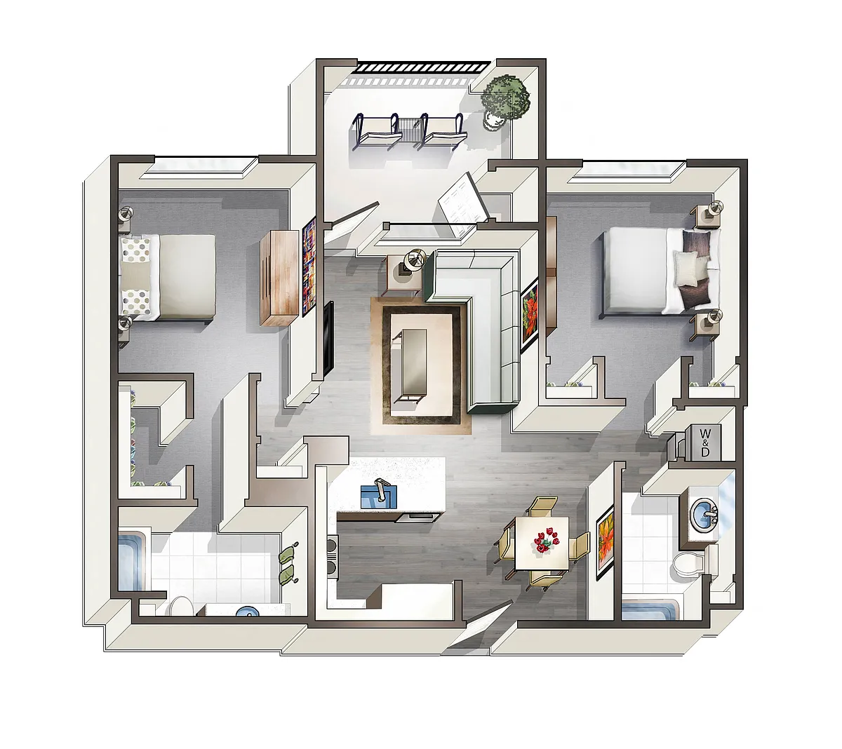 Floor plan B2