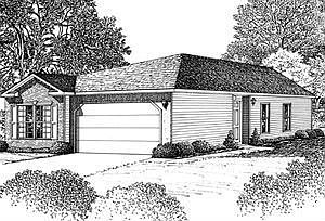 drawing of house