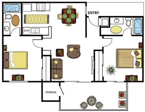 Floor plan Plan D