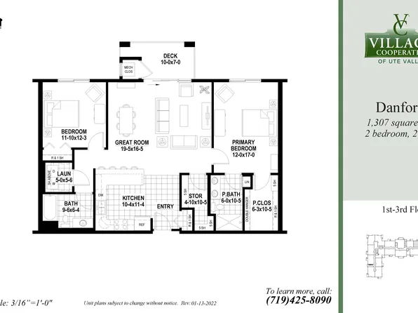 Danford Plan, Village Cooperative of Ute Valley (Active Adults 55+)