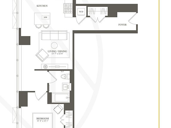 2nd image of 3 Court Sq APT 3801