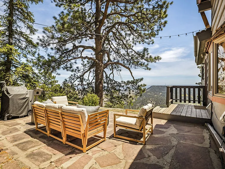 View from side patio