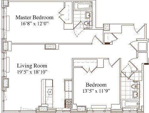 3rd image of 229 W 60th St APT 21P