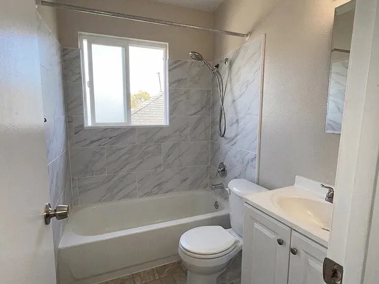 Newly remodelled bathroom