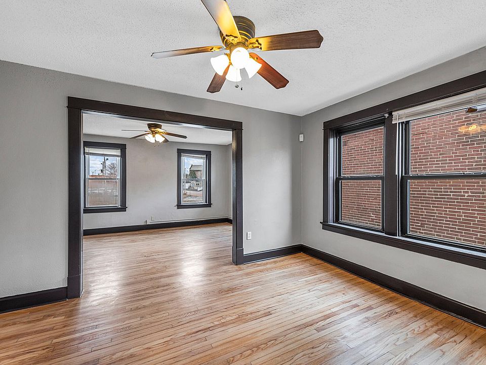 Dining room opens to living room