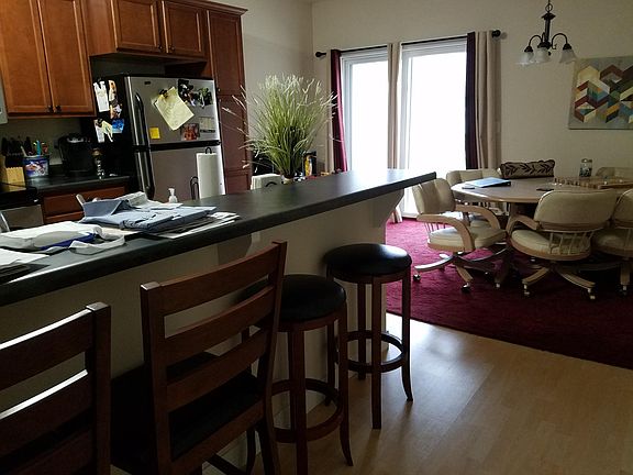 Eating area % kitchen looking toward patio