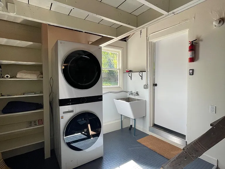 Laundry area with New Washer & Dryer