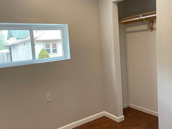 First bedroom with closet