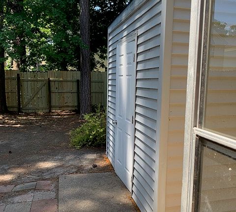 Private back yard