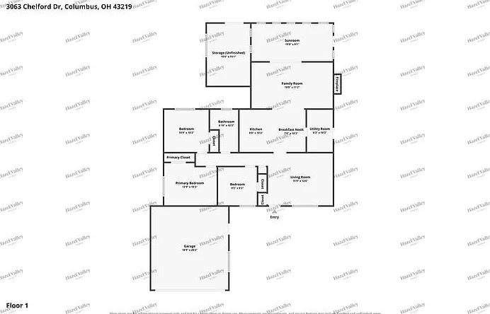 3 bed, 1.0 bath, 1284 sqft, $1,650 — Photo 2