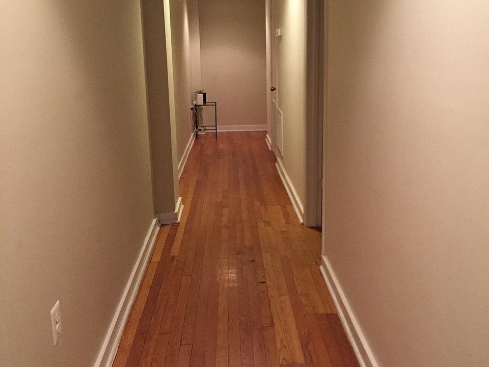 Hallway from Kitchen/Dining area to bedrooms and front room.