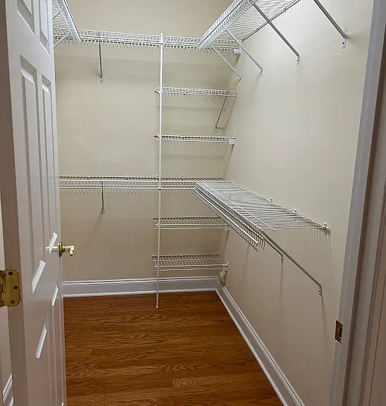Primary closet