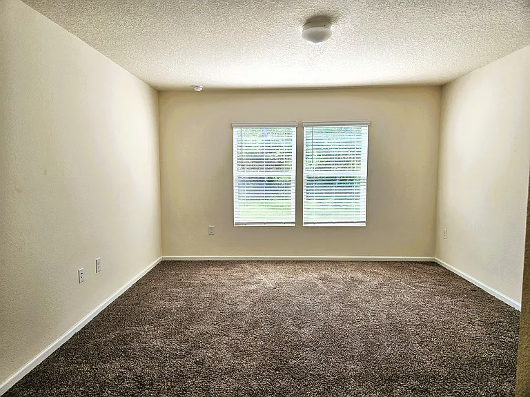 View to Master bedroom from bath