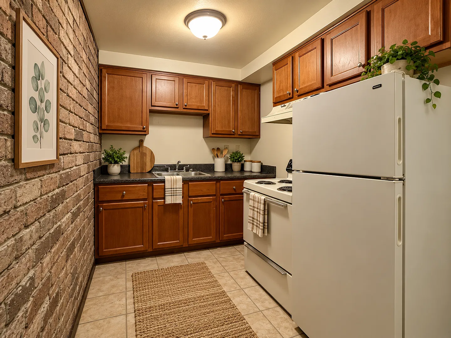 Cozy One Bedroom Apartment! Exposed Brick, Off-Street Parking & More! Call Today! — Photo 2