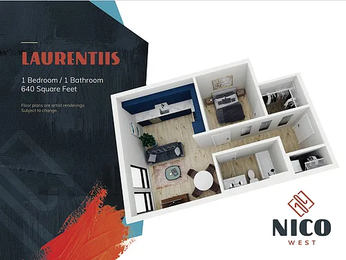 Floor plan Laurentiis