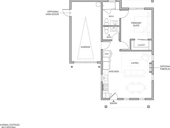 The Monet Colonial Cottage