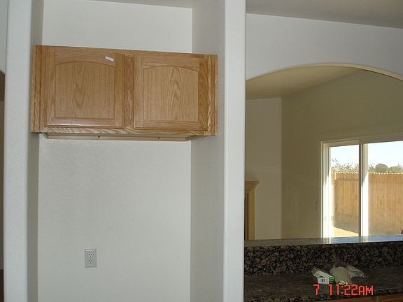 View from kitchen to living room