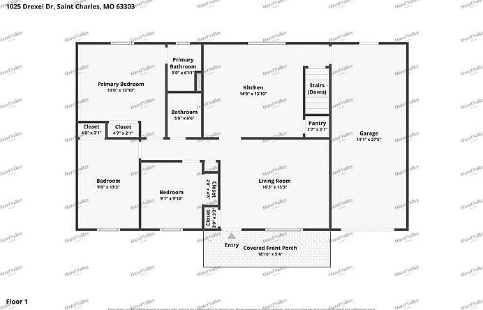 3 bed, 1.5 bath, 1064 sqft, $1,920 — Photo 2