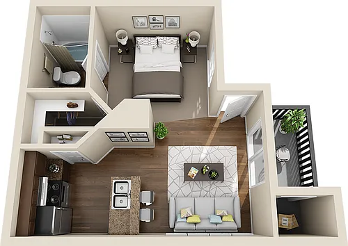 Floor plan Studio