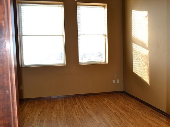 View into living area from bedroom