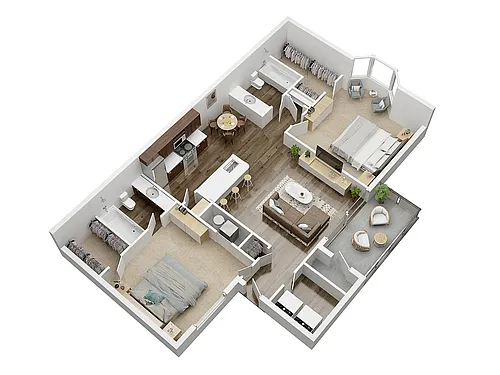Floor plan Captiva