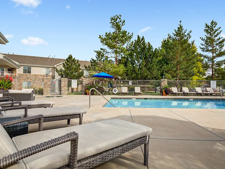 Poolside Lounge Area