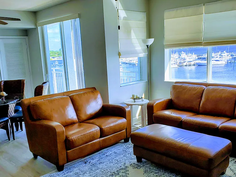 View of great room and kitchen table