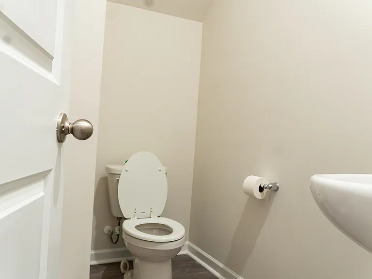 Half bathroom downstairs
