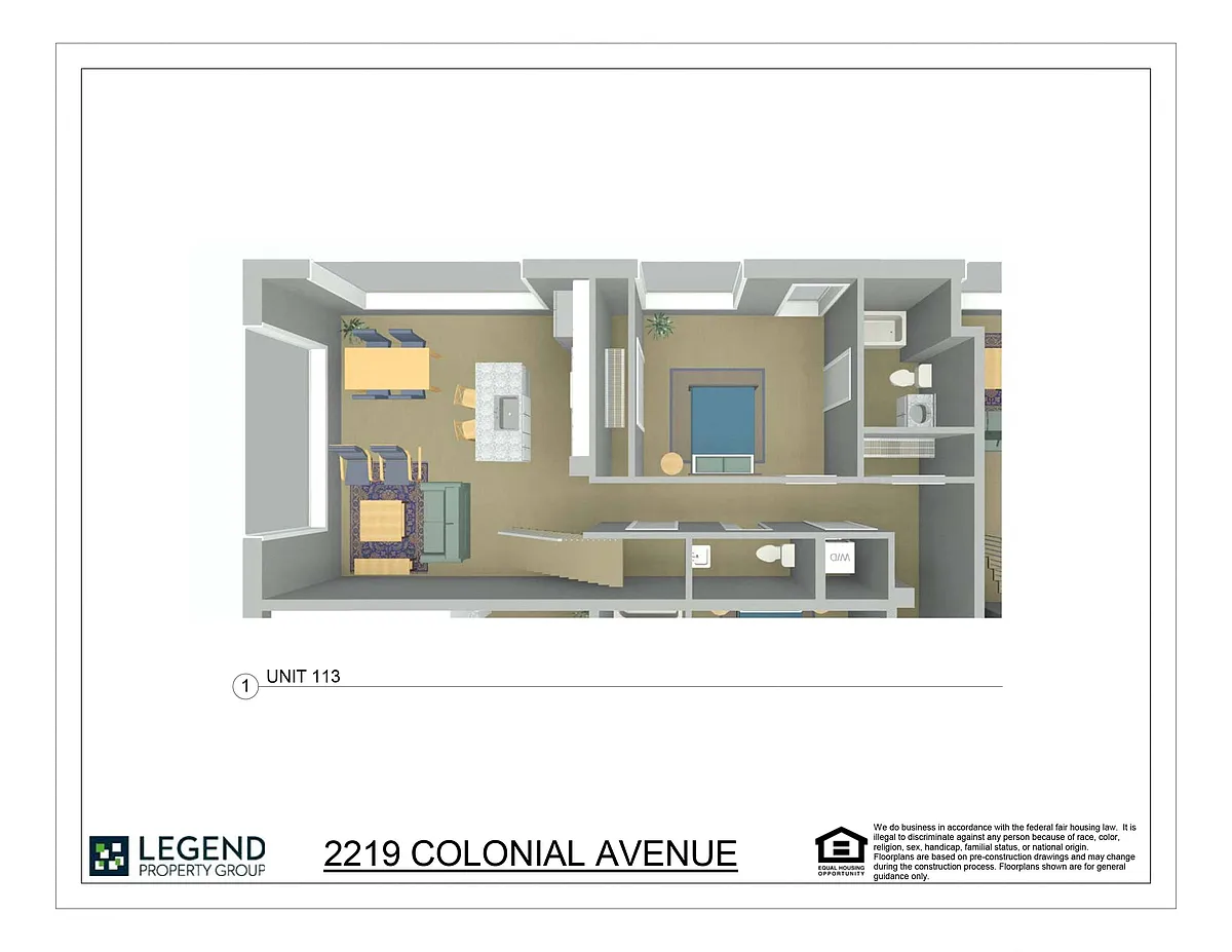 Floor plan Linde Lofts 113
