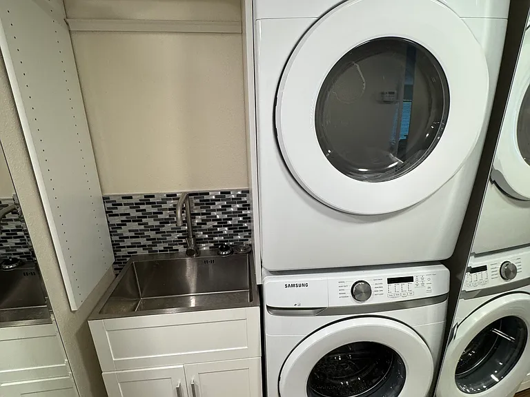 Full size washer and dryer
