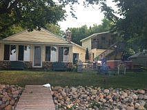 lakeside house view