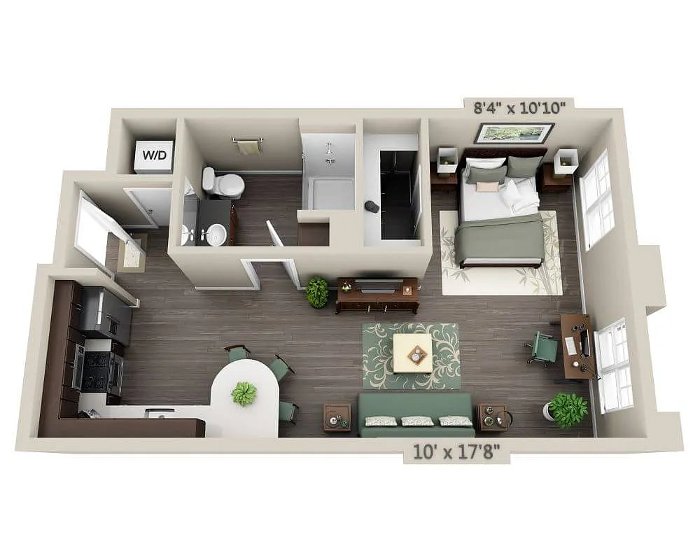 Floor plan E1