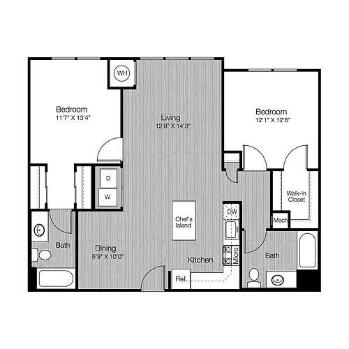 Floor plan 2B2