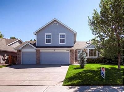 Bright, open family room with gas fireplace