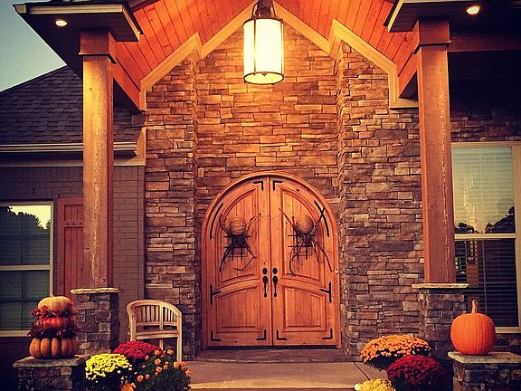 Front Porch in the Fall