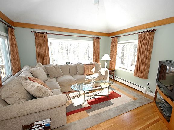 East facing family room off kitchen