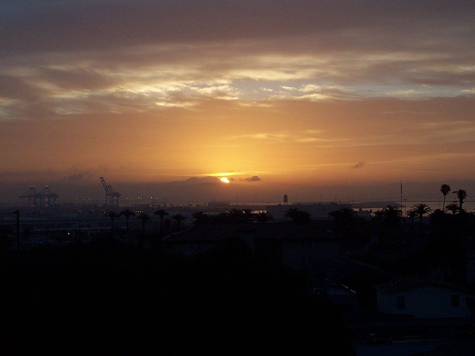 sunrise off upstairs balcony
