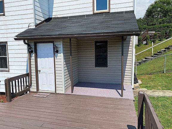 Front deck and covered patio