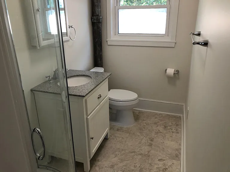 New bathroom.