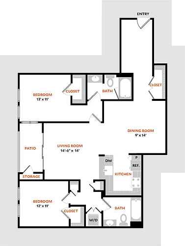 Floor plan Plan 2M