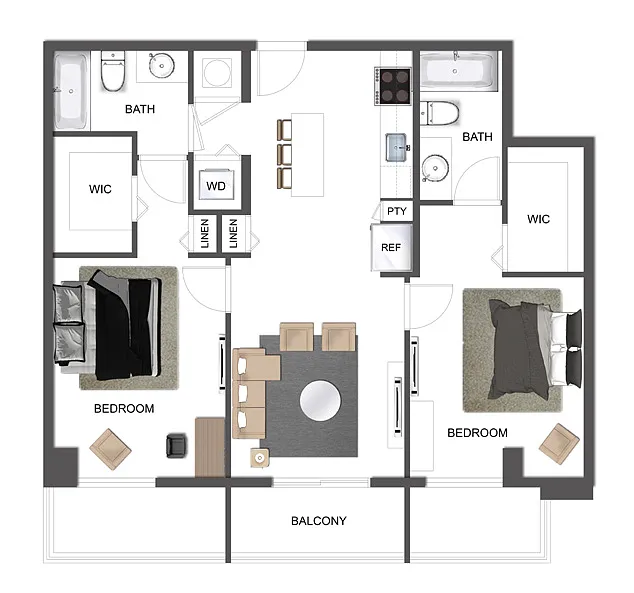 Floor plan B7