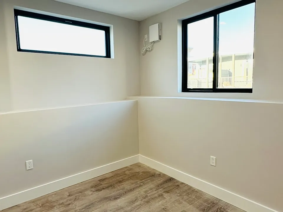 Oversized windows for ample sunlight