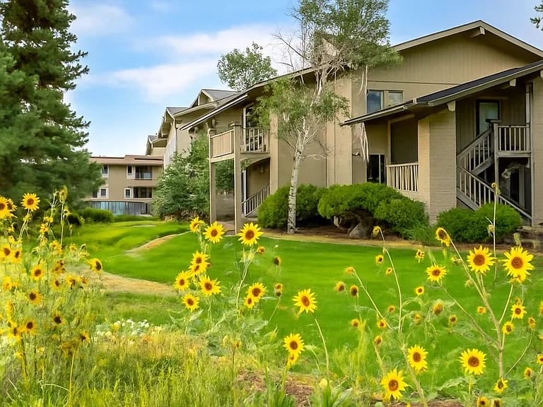 Located in a quaint complex