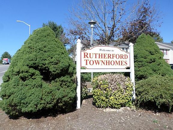 Rutherford community sign