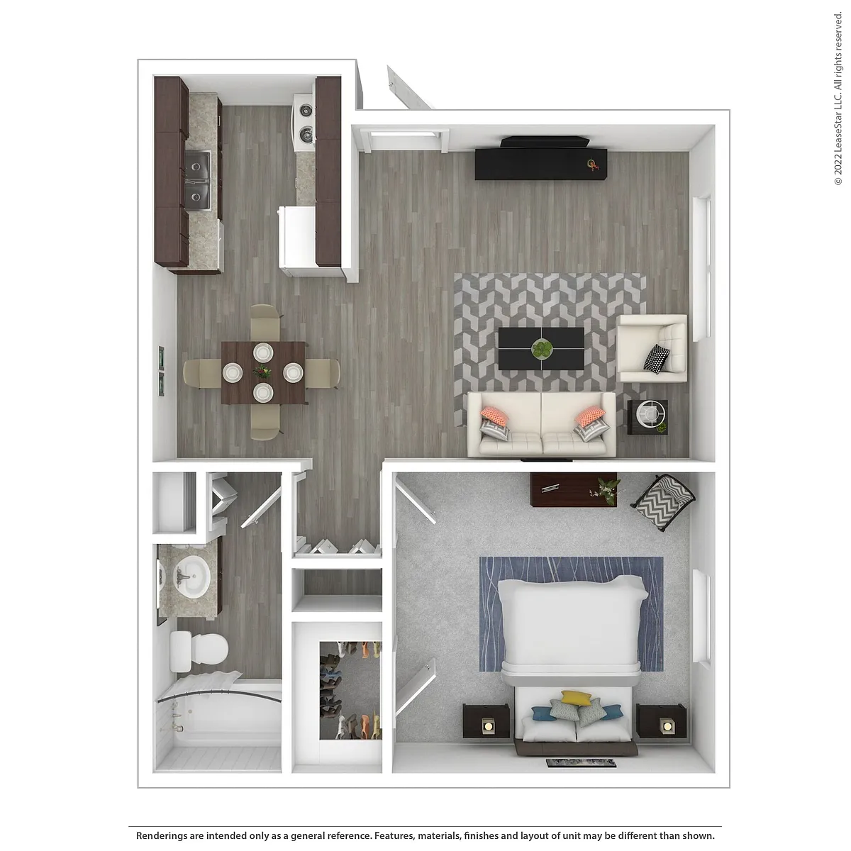 Floor plan V-1BR-A