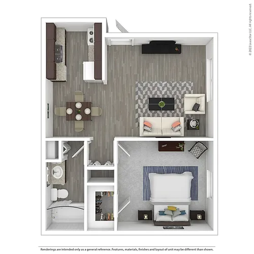 Floor plan V-1BR-A