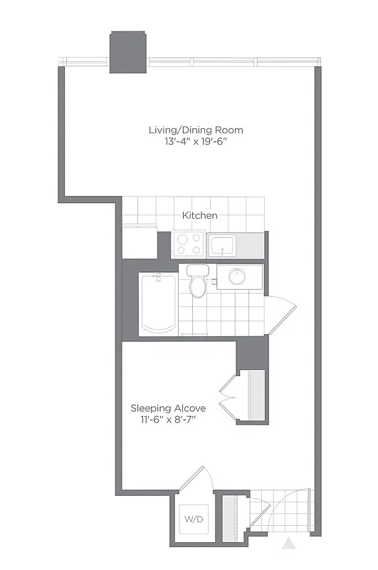 Floor plan Studio | S03