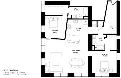 Floor plan 206