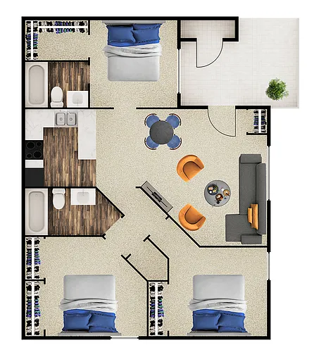 Floor plan 3X2